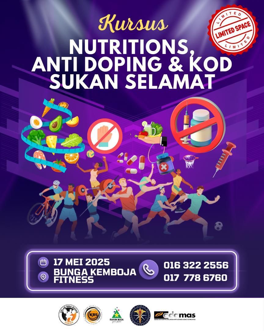 Kursus Nutritions, Anti Doping & Kod Sukan Selamat