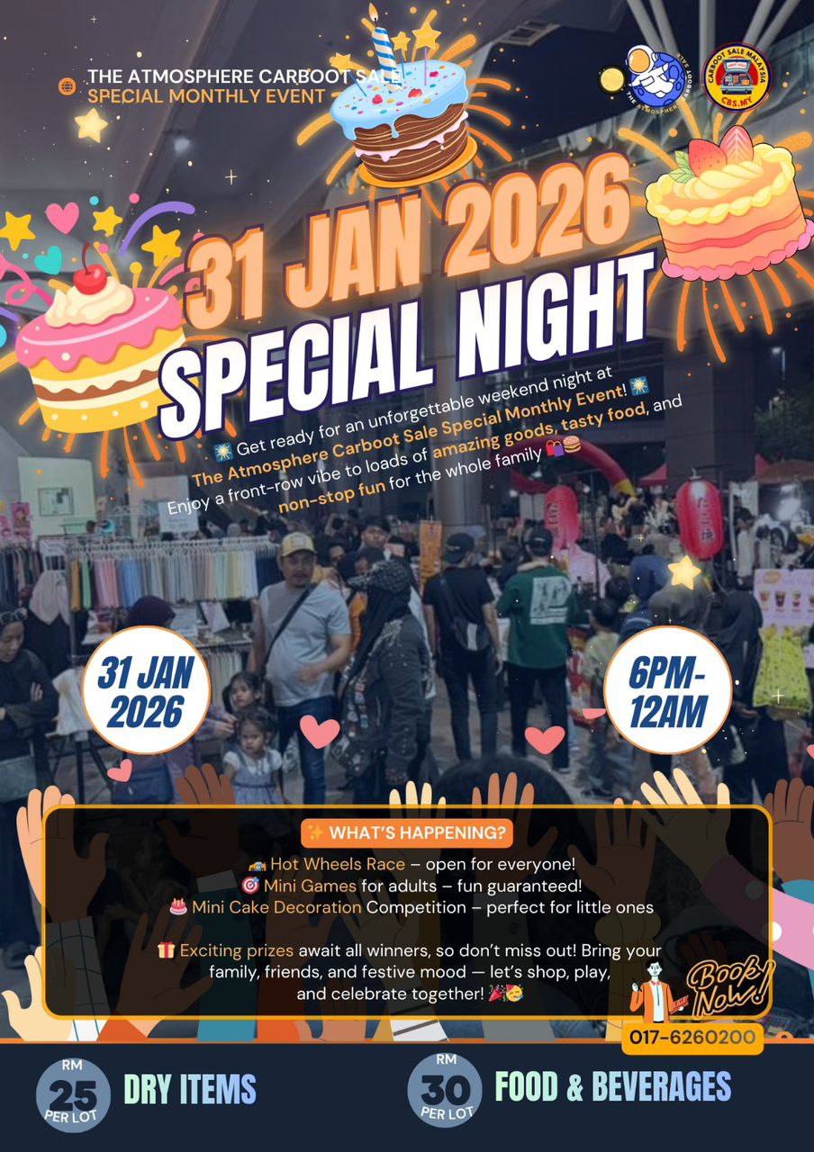 The Atmosphere Carboot Sale Special Night