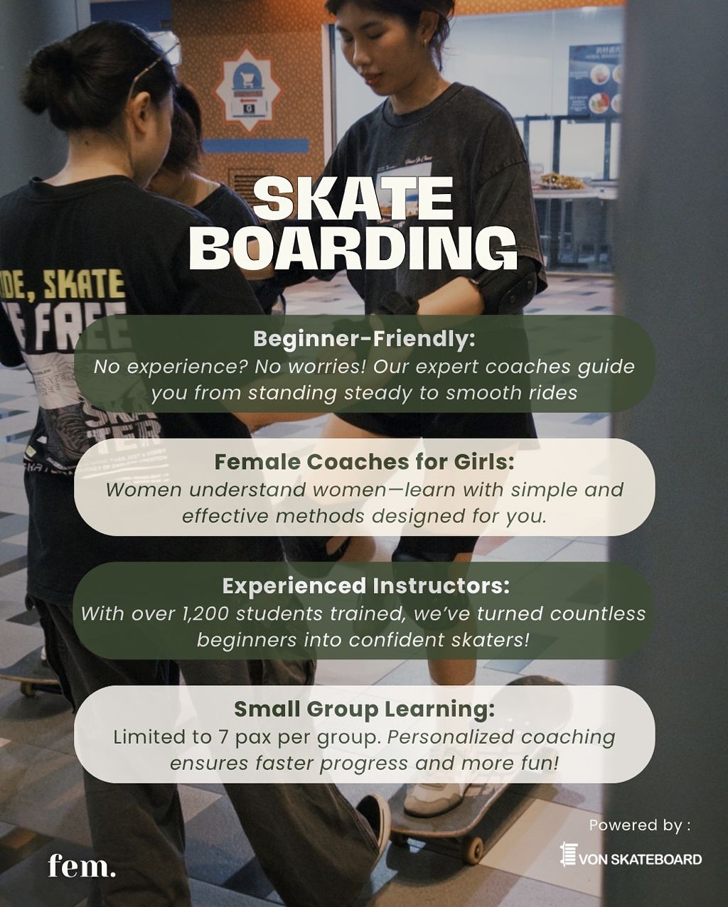 Ladies Skateboarding - Image 3