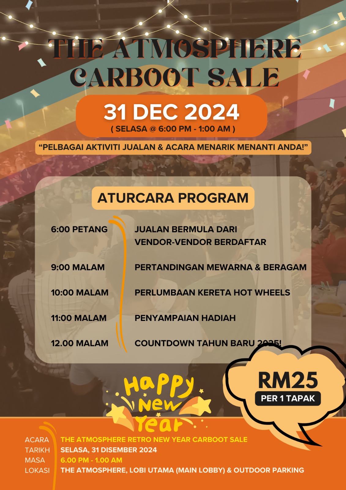 TACBS: The Atmosphere Carboot Sale - Retro New Year 2025 - Image 2