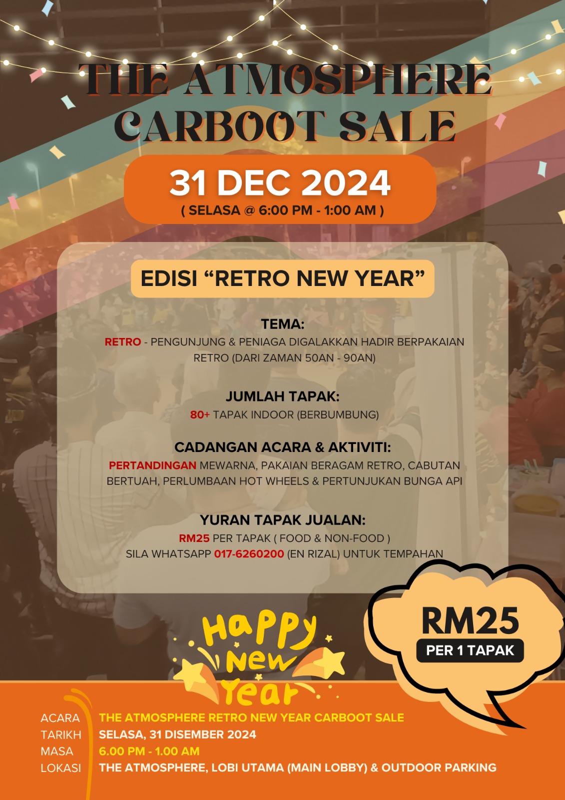 TACBS: The Atmosphere Carboot Sale - Retro New Year 2025 - Image 3