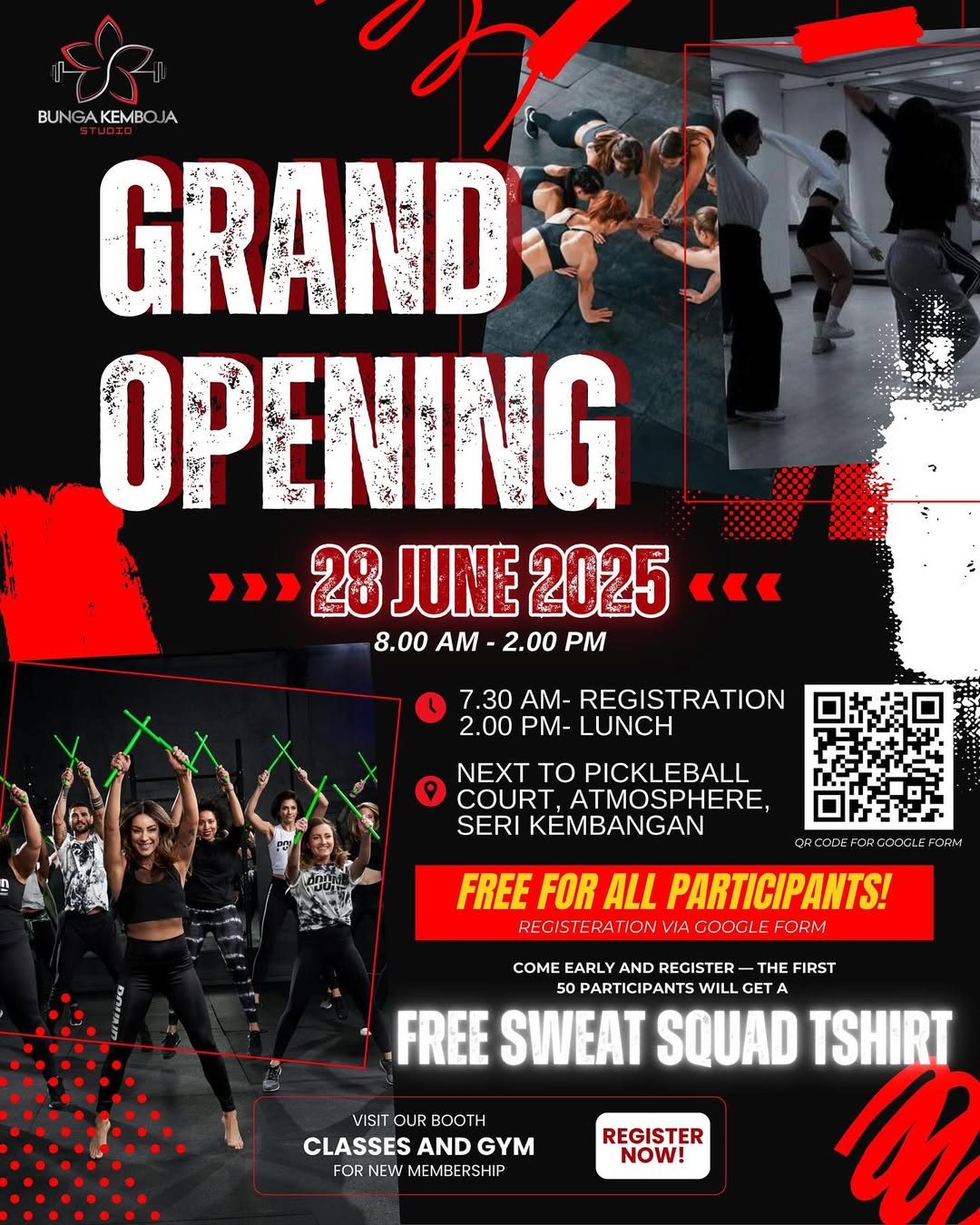  GRAND OPENING ALERT BUNGA KEMBOJA STUDIO