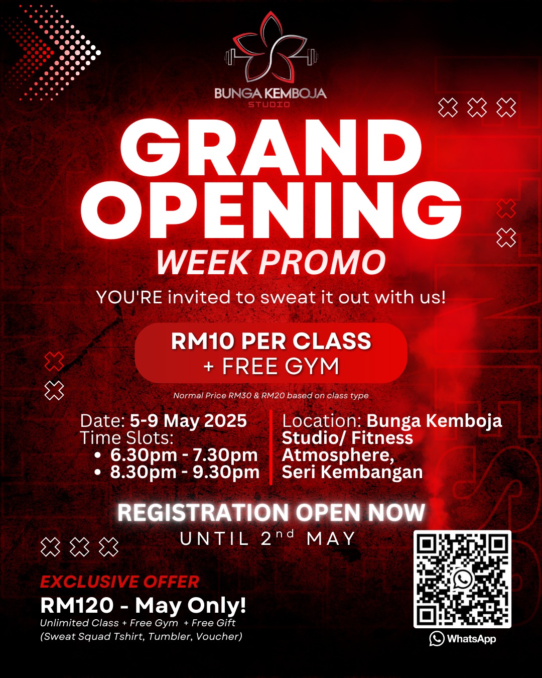 Grand Opening Bunga Kemboja Fitness