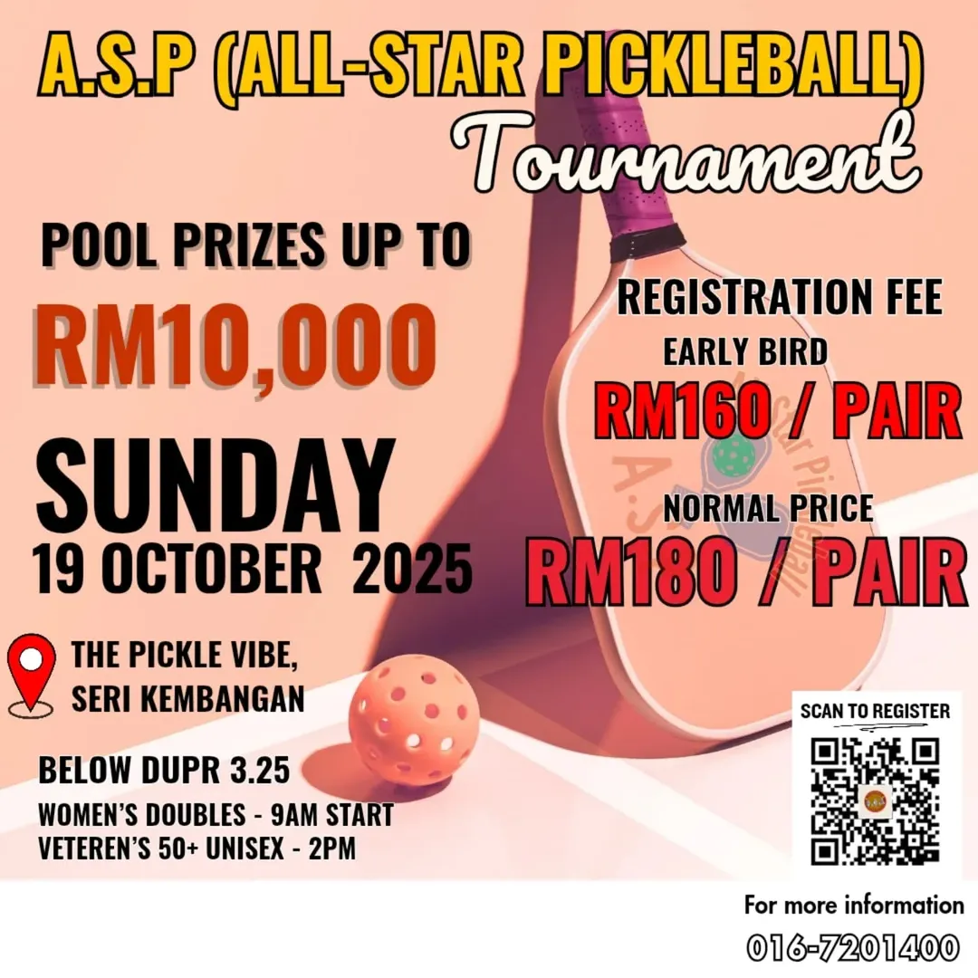 A.S.P (All-Star Pickleball) Tournament 2025 - Image 2