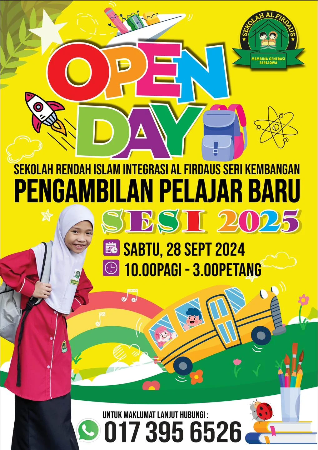 Sekolah Al Firdaus Seri Kembangan Open Day Sesi 2025