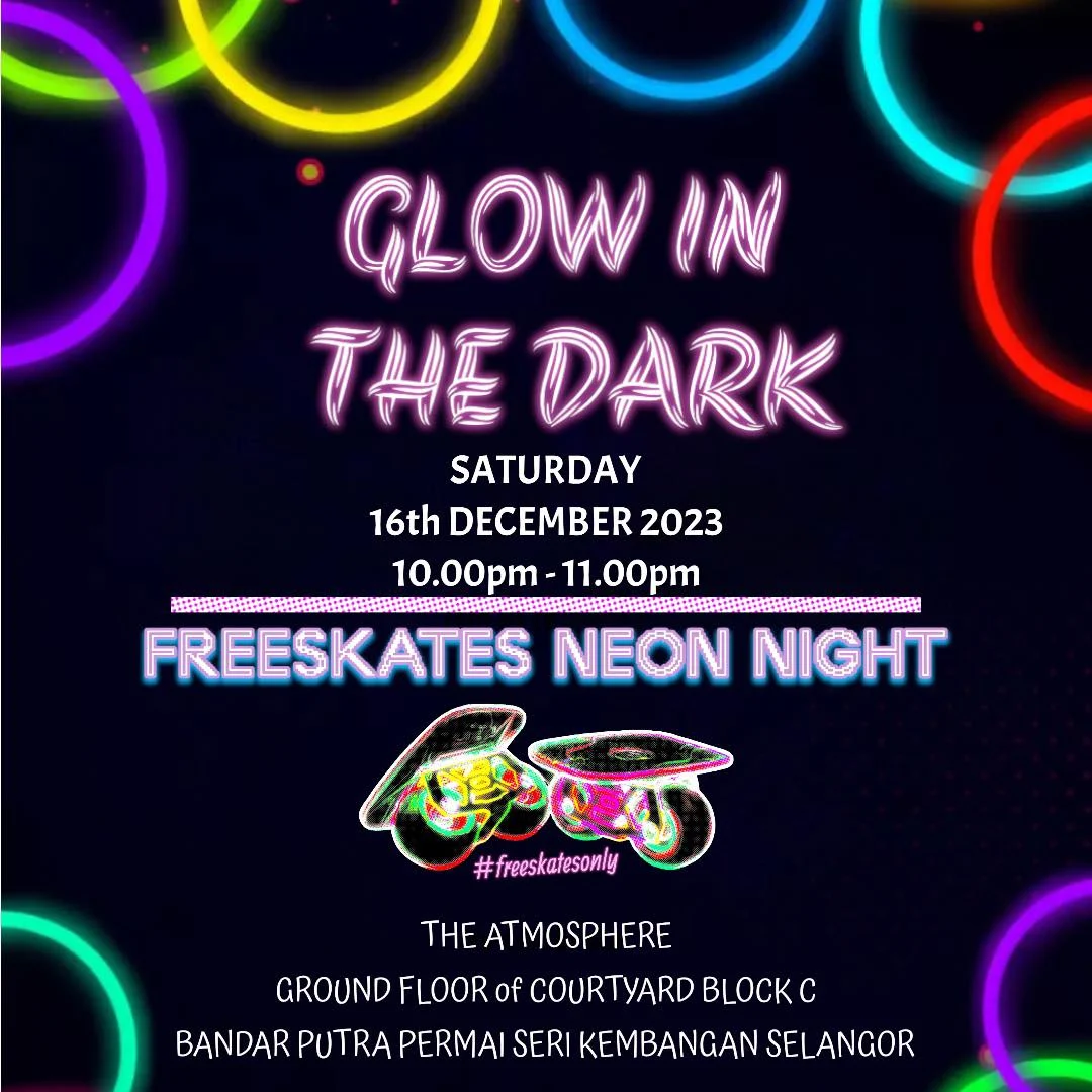 Freeskates Neon Night: Glow In The Dark