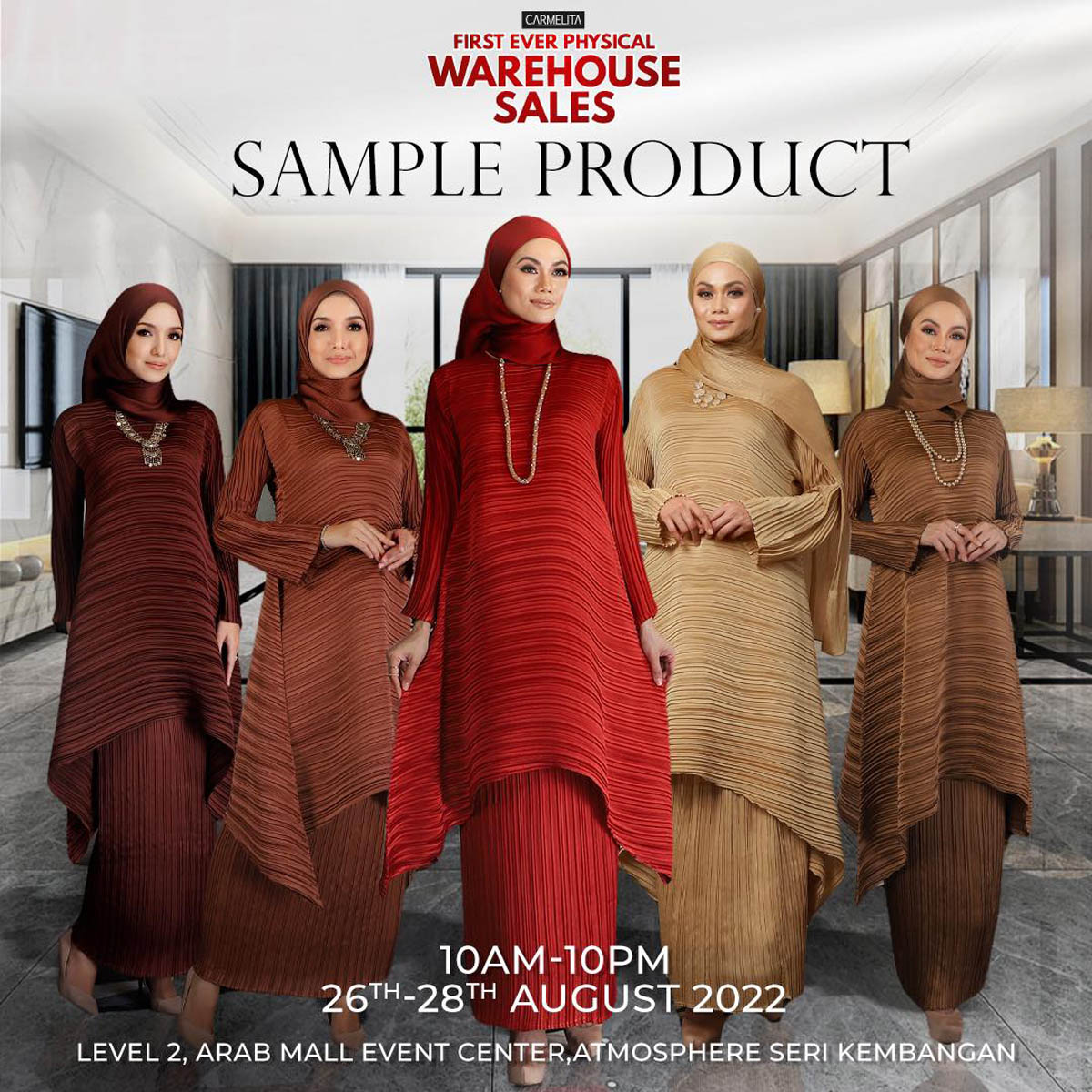 Carmelita First Ever Physical Warehouse Sale