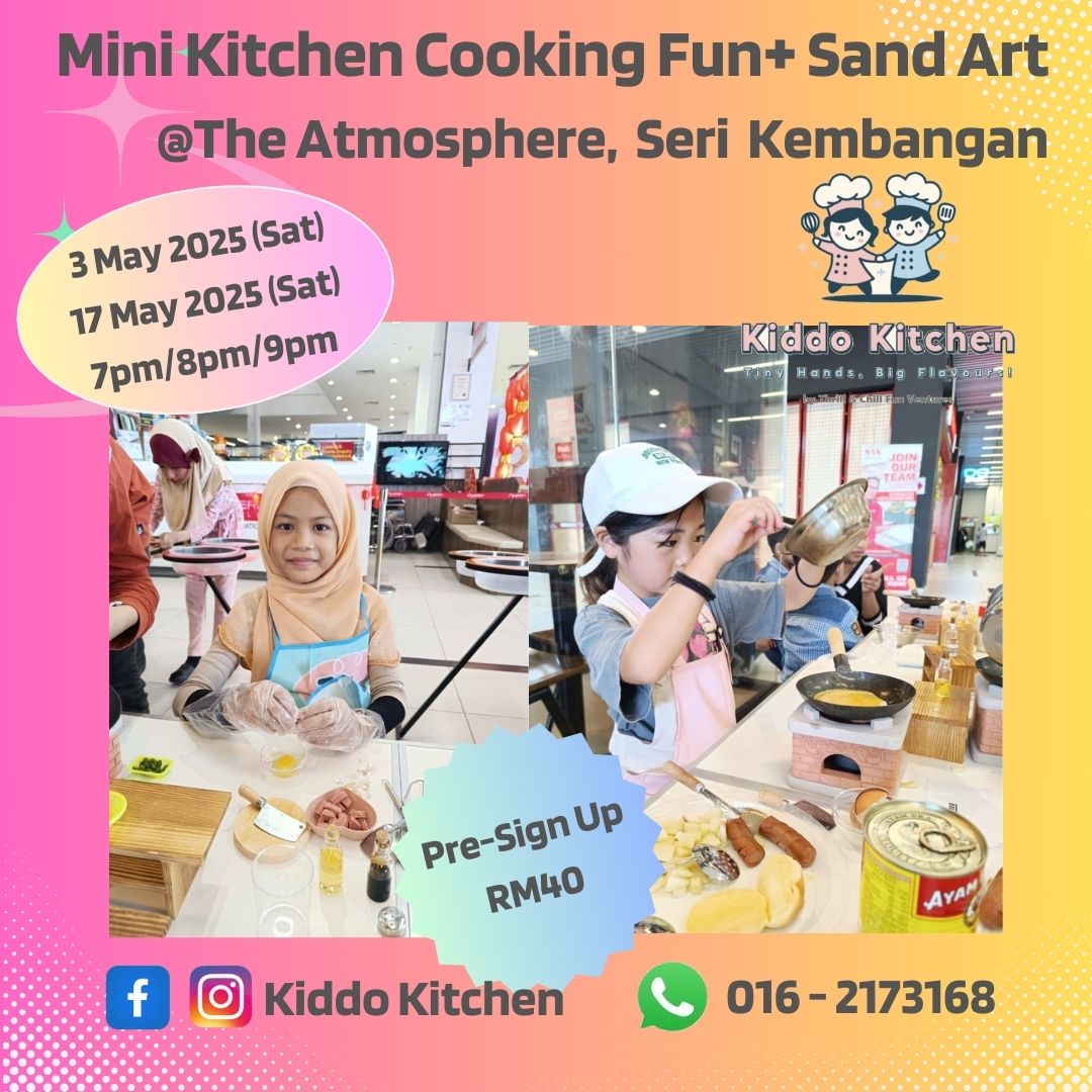 Mini Kitchen Cooking Fun + Sand Art