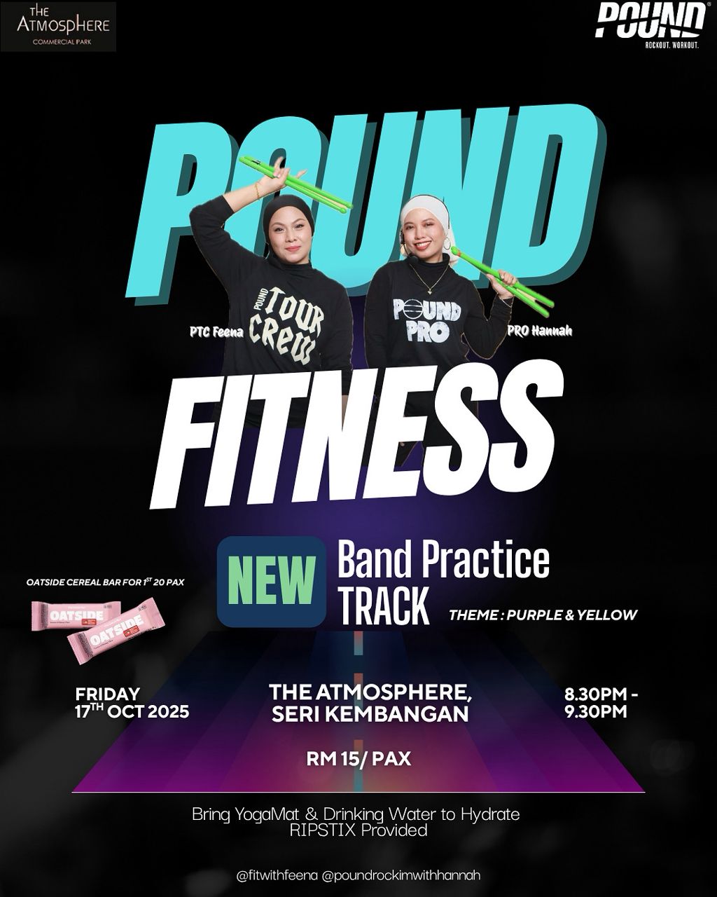 POUND FITNESS @ THE ATMOSPHERE