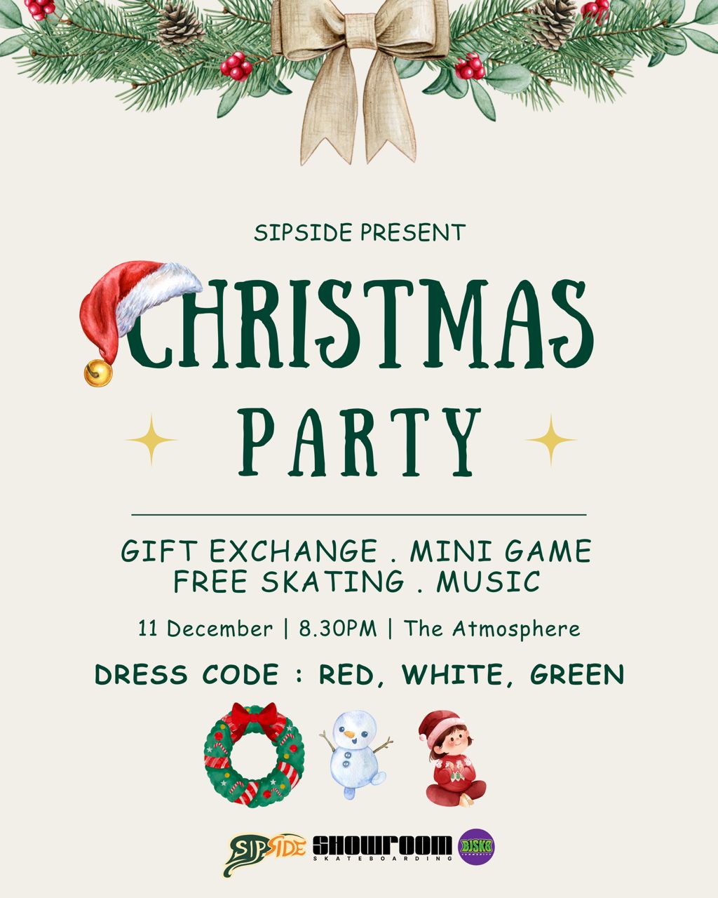 Christmas Party with Sipside_Surfskate
