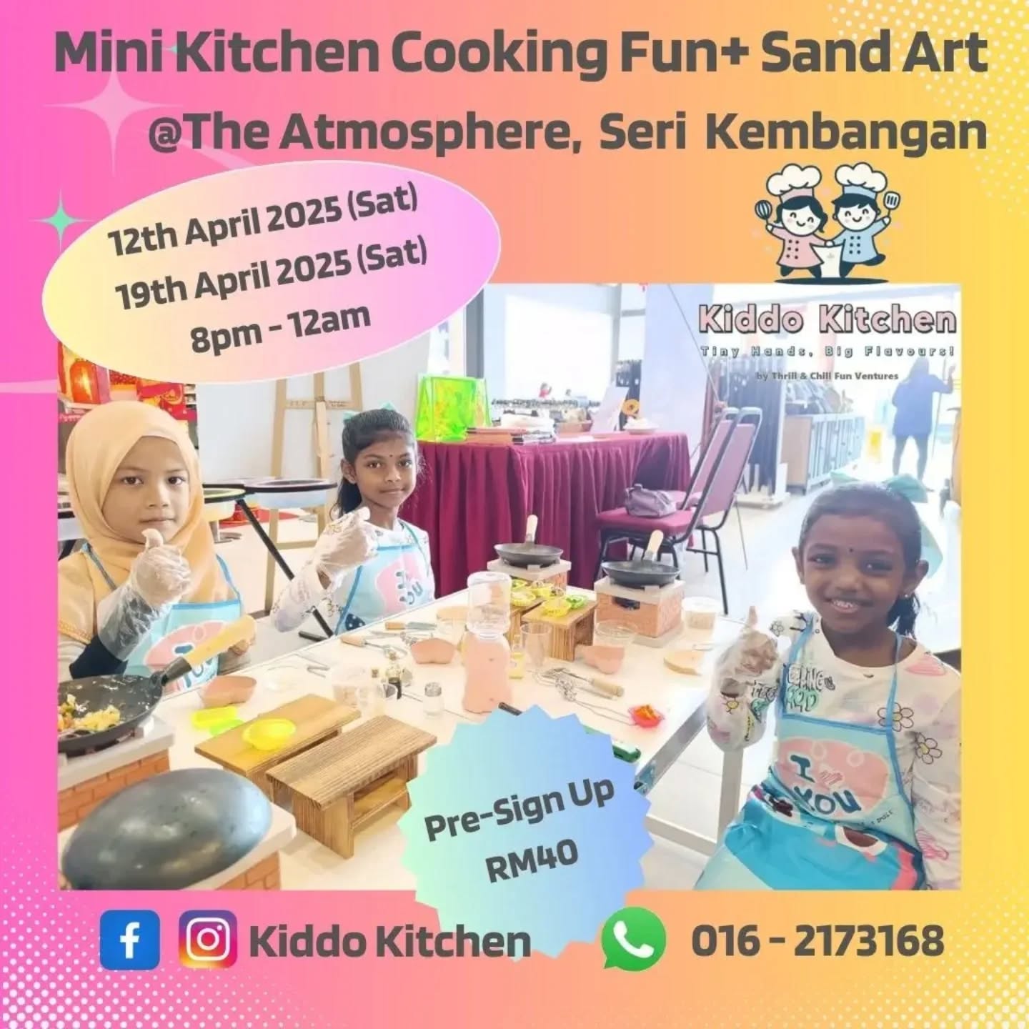 Sand Art & Mini Kitchen Adventure!