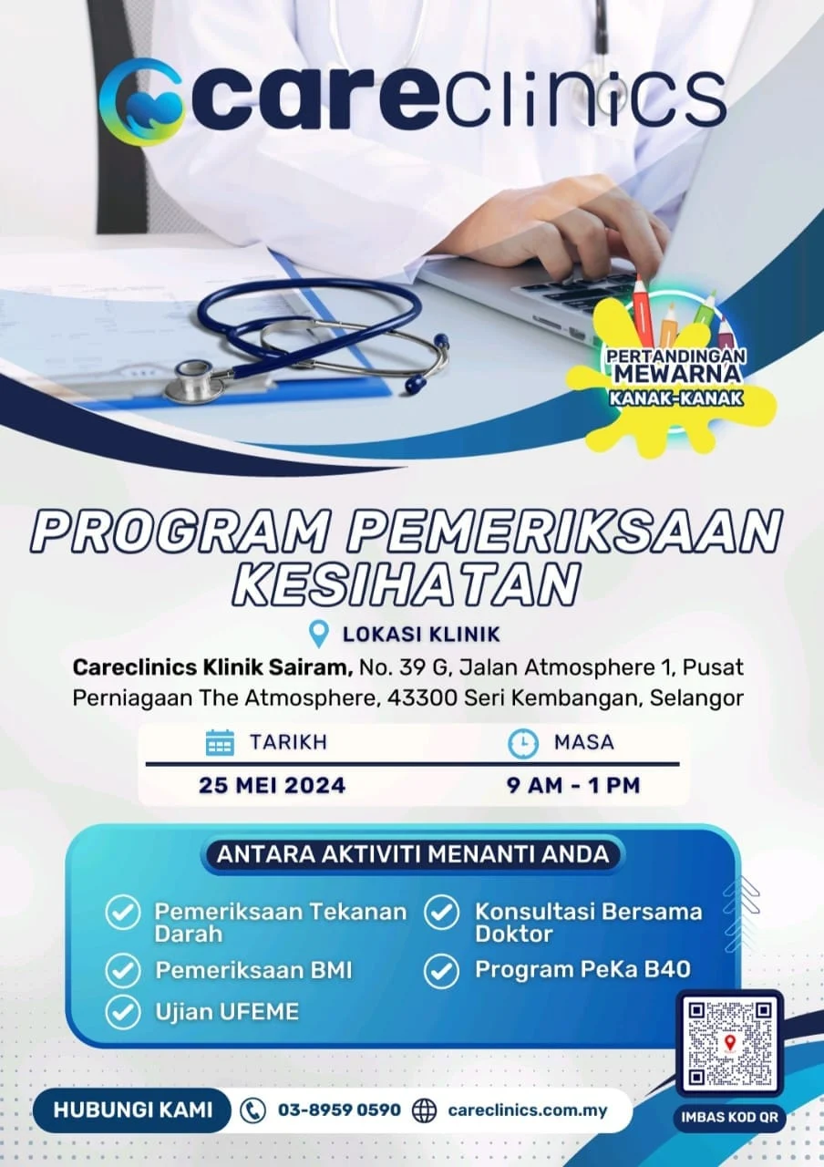 Careclinics Klinik Sairam - Program Pemeriksaan Kesihatan