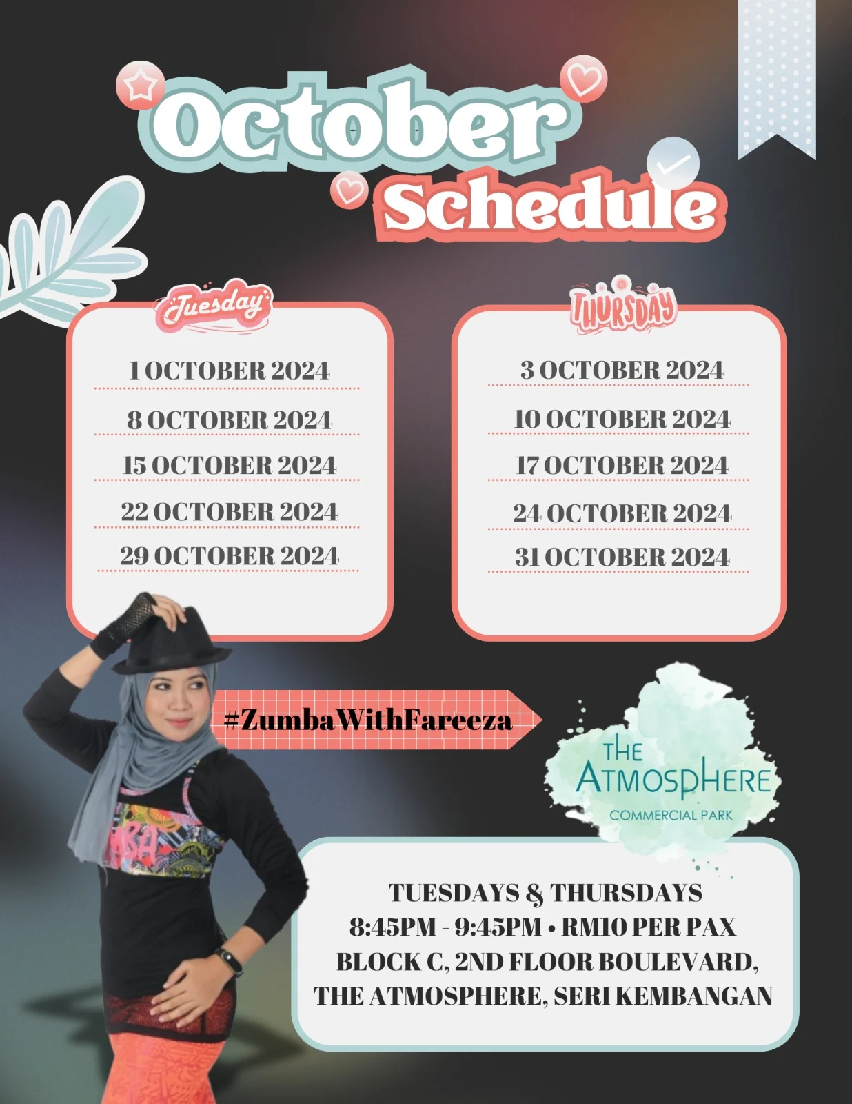 October 2024 Zumba with Fareeza