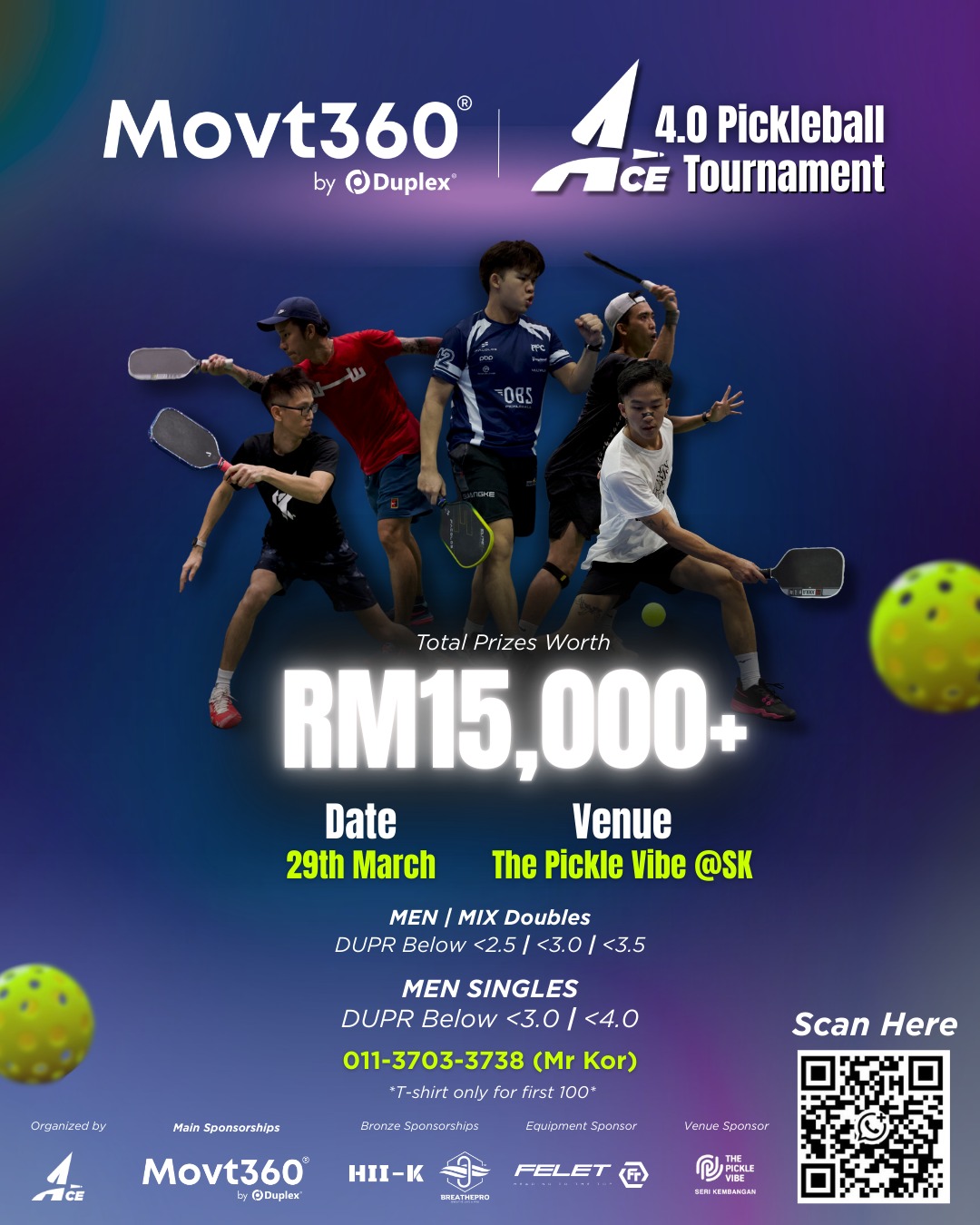 Movt360 x ACE Pickleball Tournament 4.0