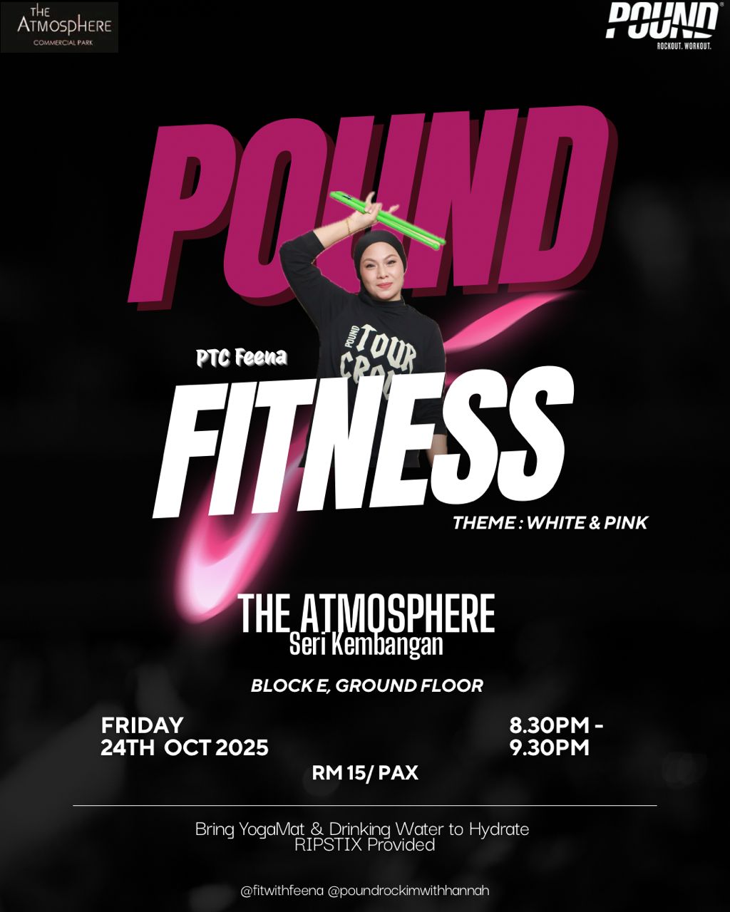 Pound Fitness Pinktober Vibe @ The Atmosphere 