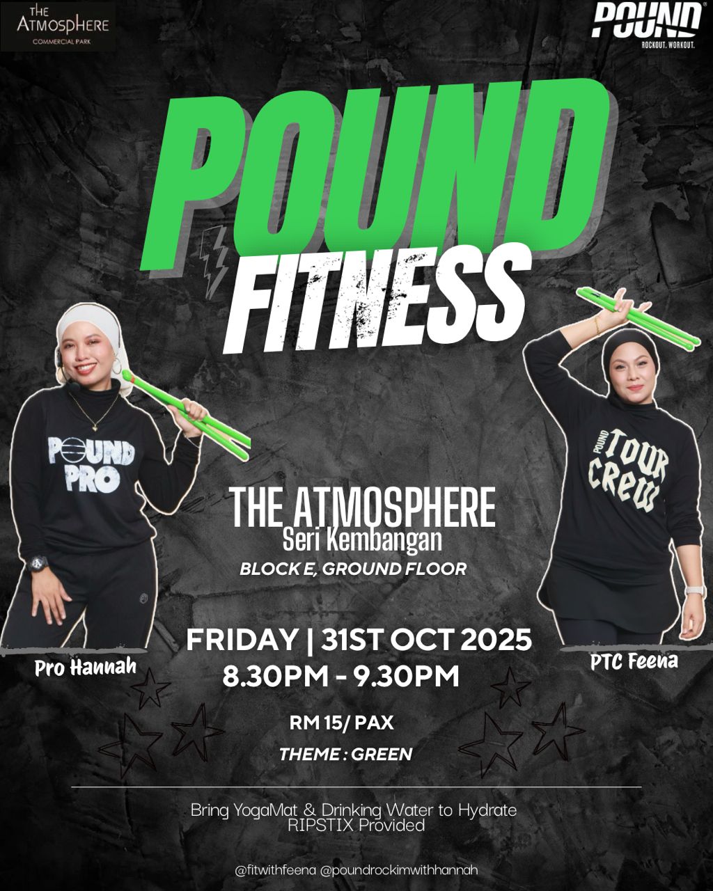 Pound Fitness @ The Atmosphere