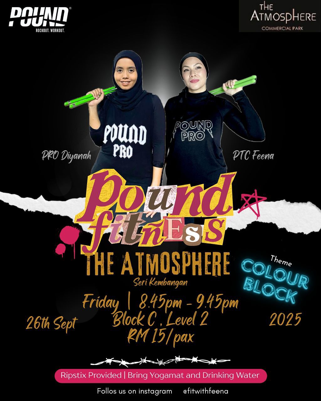 POUND FITNESS @ THE ATMOSPHERE