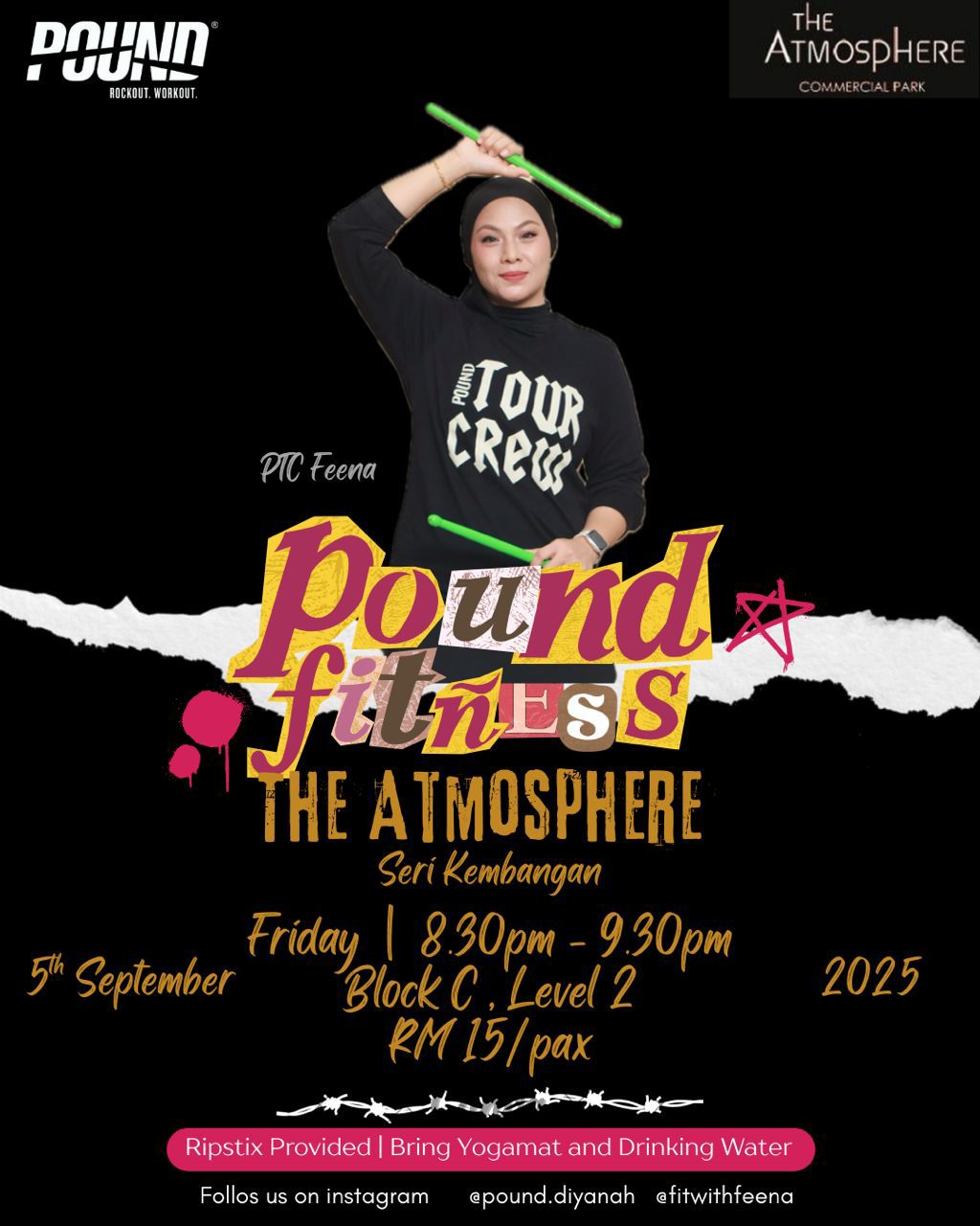 Pound Fitness with Pro Feena