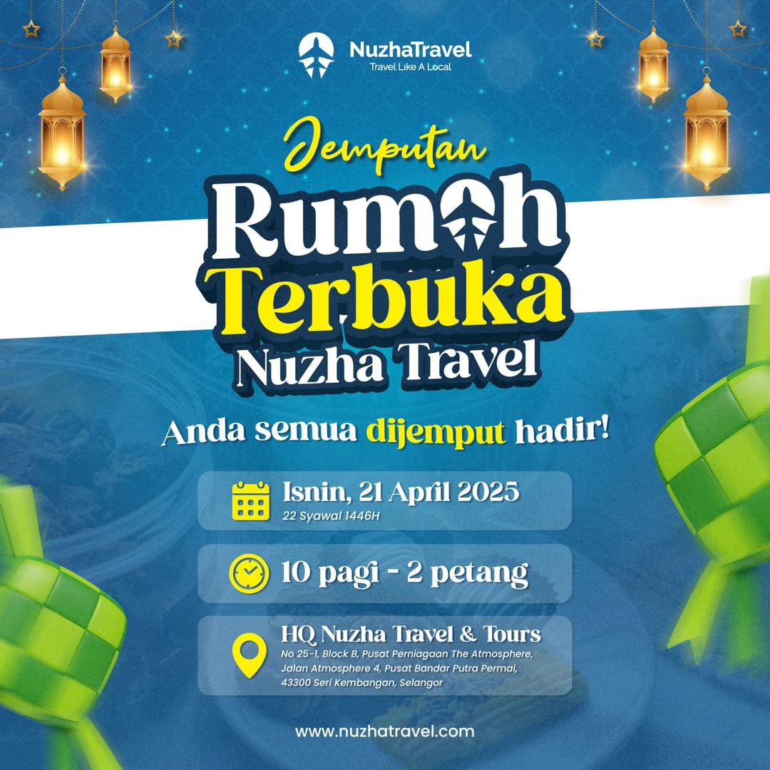Jemputan Rumah Terbuka Nuzha Travel