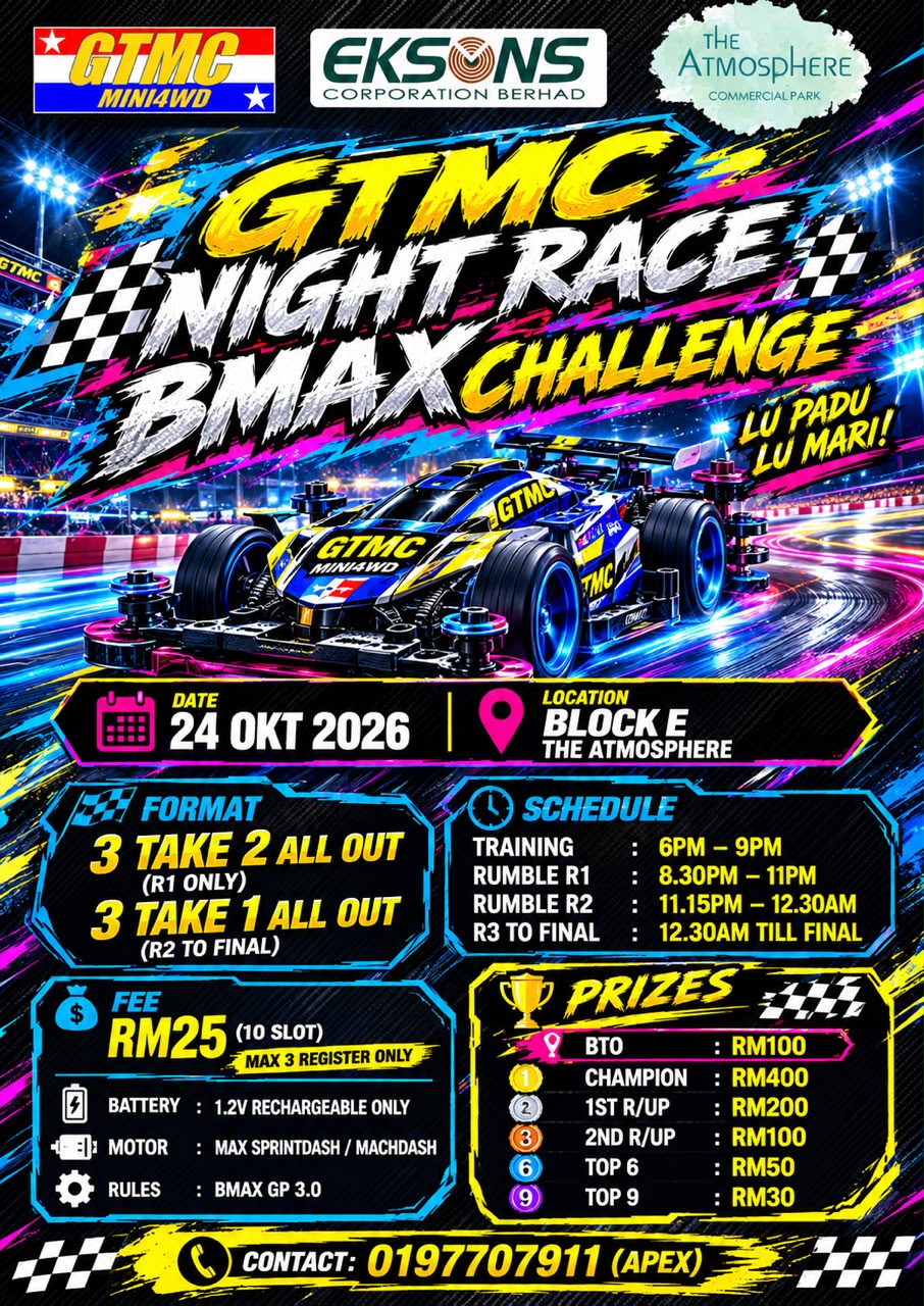 GTMC NIGHT RACE – BMAX CHALLENGE