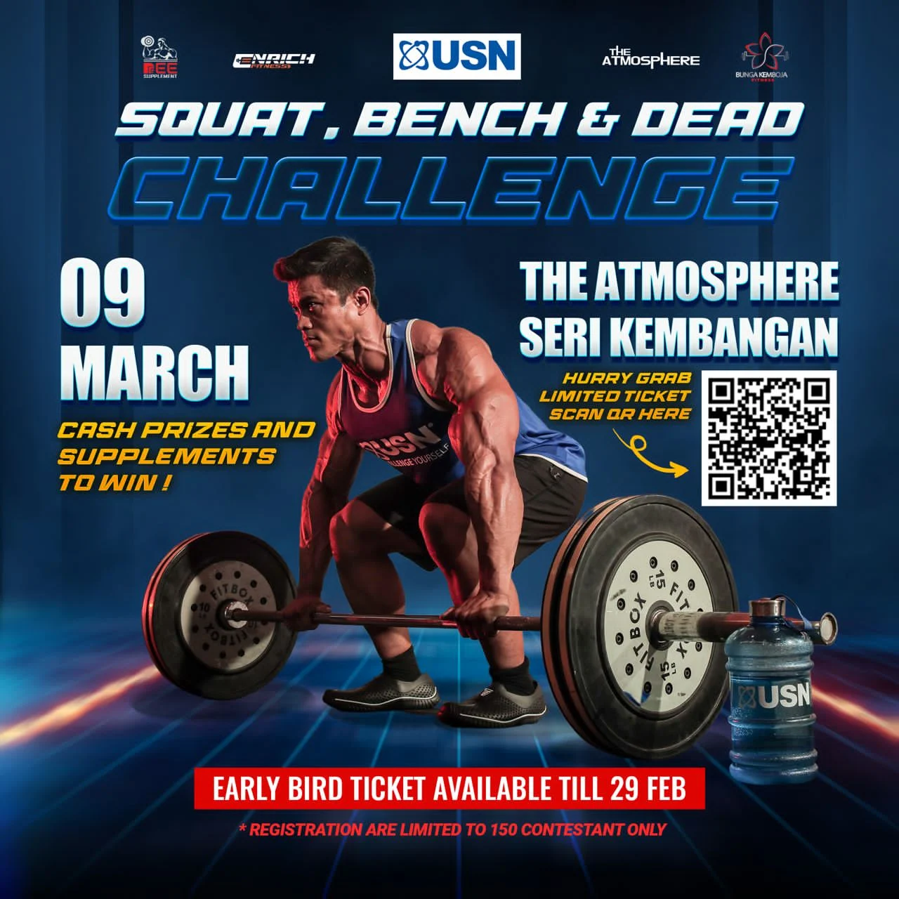 Squat, Bench & Dead Challenge