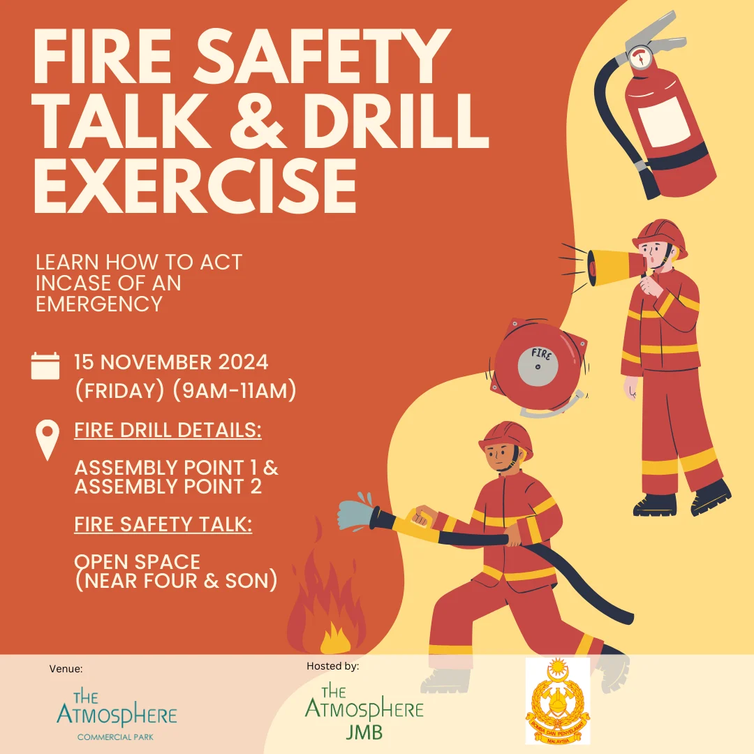 𝗙𝗜𝗥𝗘 𝗦𝗔𝗙𝗘𝗧𝗬 𝗧𝗔𝗟𝗞 𝗔𝗡𝗗 𝗗𝗥𝗜𝗟𝗟 𝗘𝗫𝗘𝗥𝗖𝗜𝗦𝗘 @ 𝗧𝗛𝗘 𝗔𝗧𝗠𝗢𝗦𝗣𝗛𝗘𝗥𝗘 𝗖𝗢𝗠𝗠𝗘𝗥𝗖𝗜𝗔𝗟 𝗣𝗔𝗥𝗞