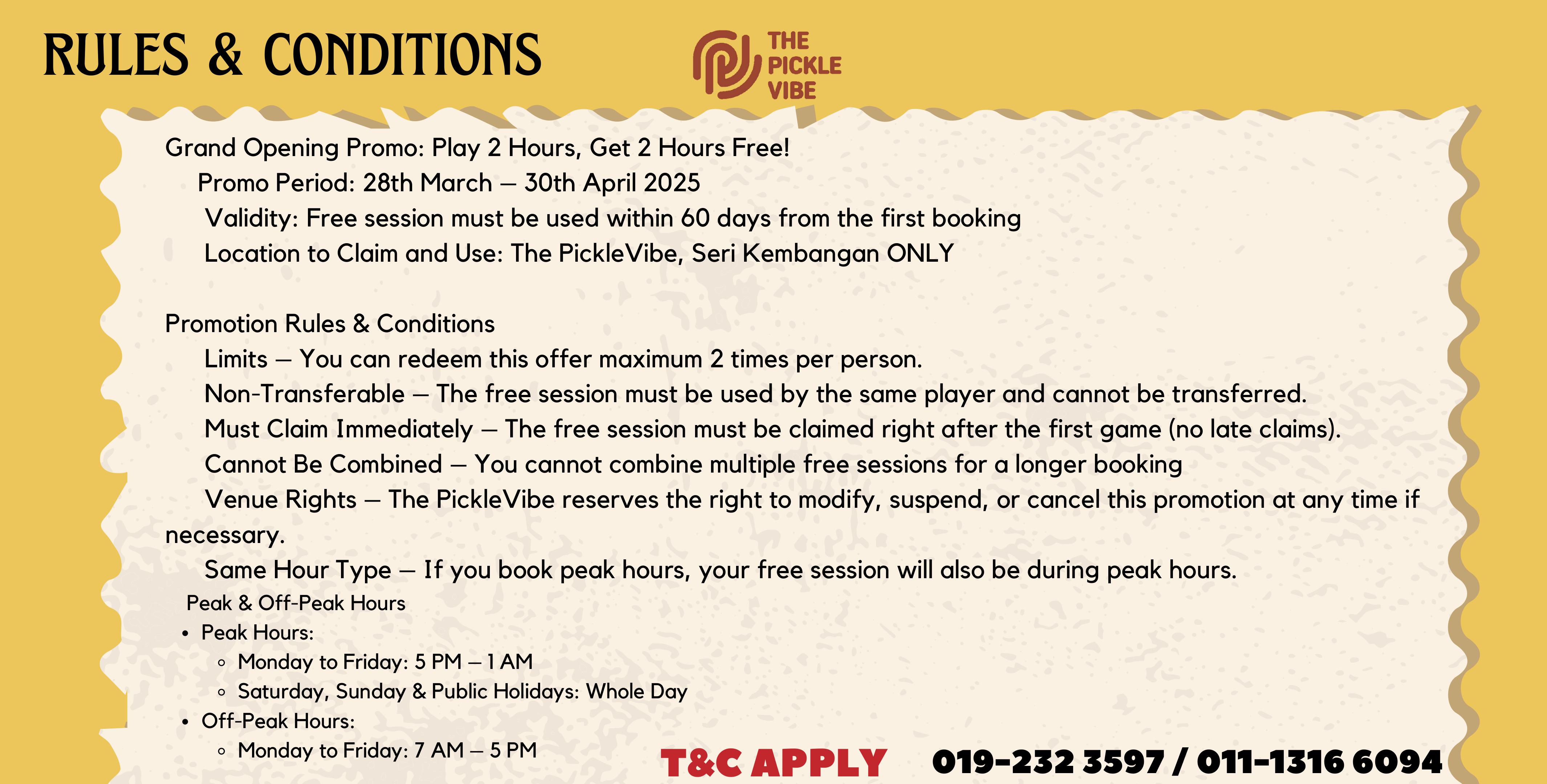 Grand Opening Promo @ The Pickle Vibe - Image 2