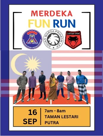 Program Merdeka Fun Run Taman Lestari Putra 2023