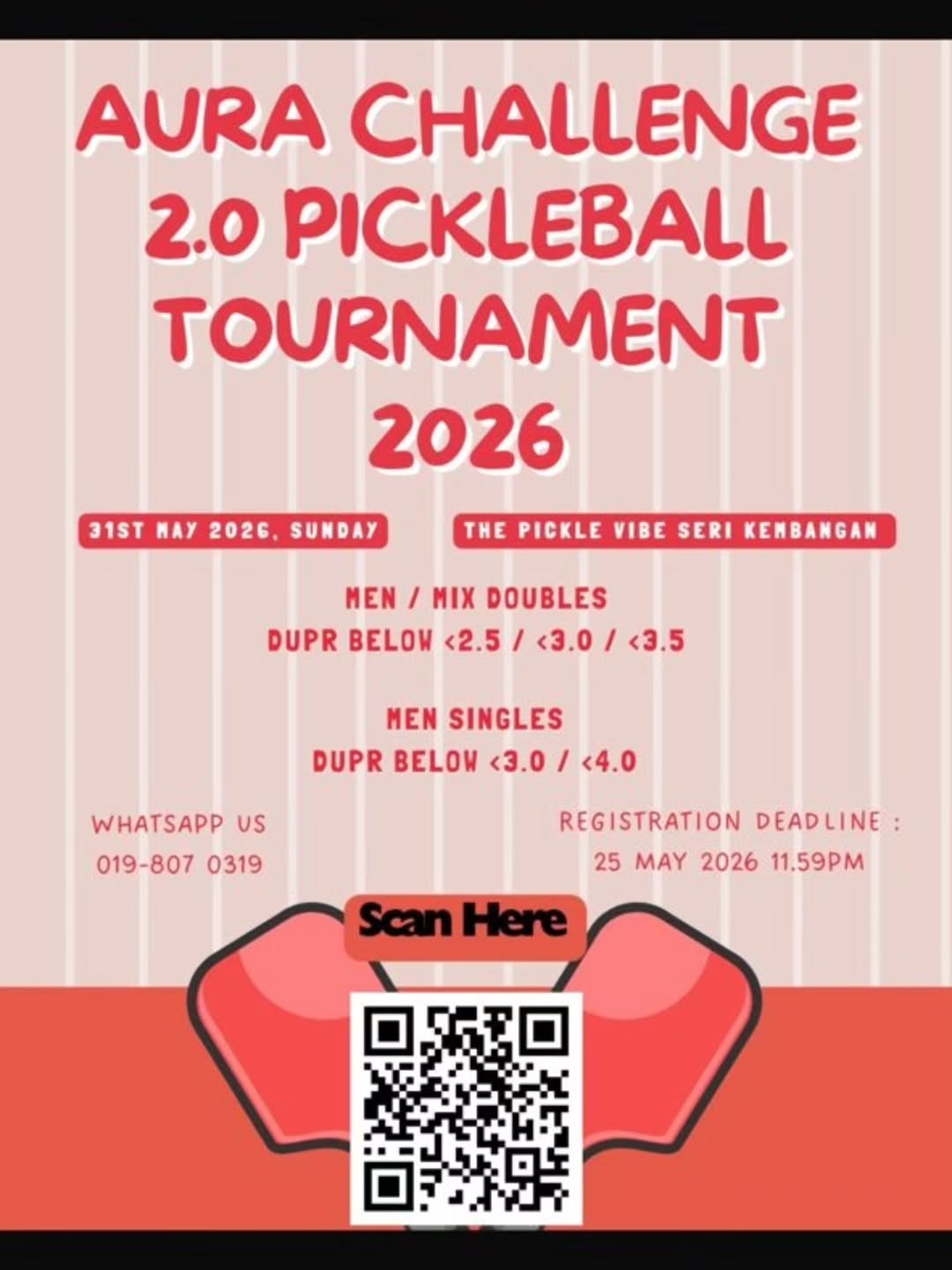 Aura Challenge 2.0 Pickleball Tournament 2026