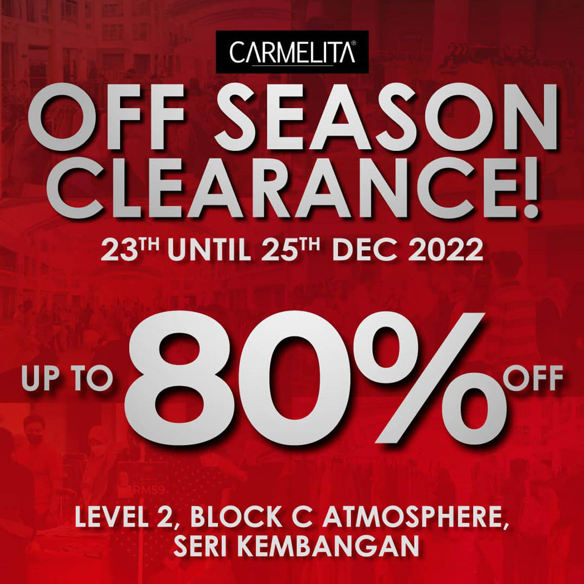 Carmelita Off Season Clearance