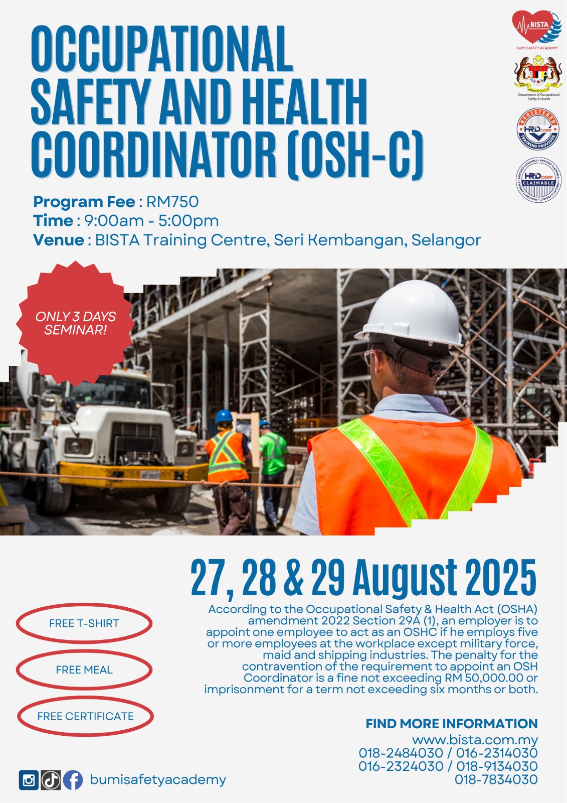 Occupational Safety and Health Coordinator (OSH-C)