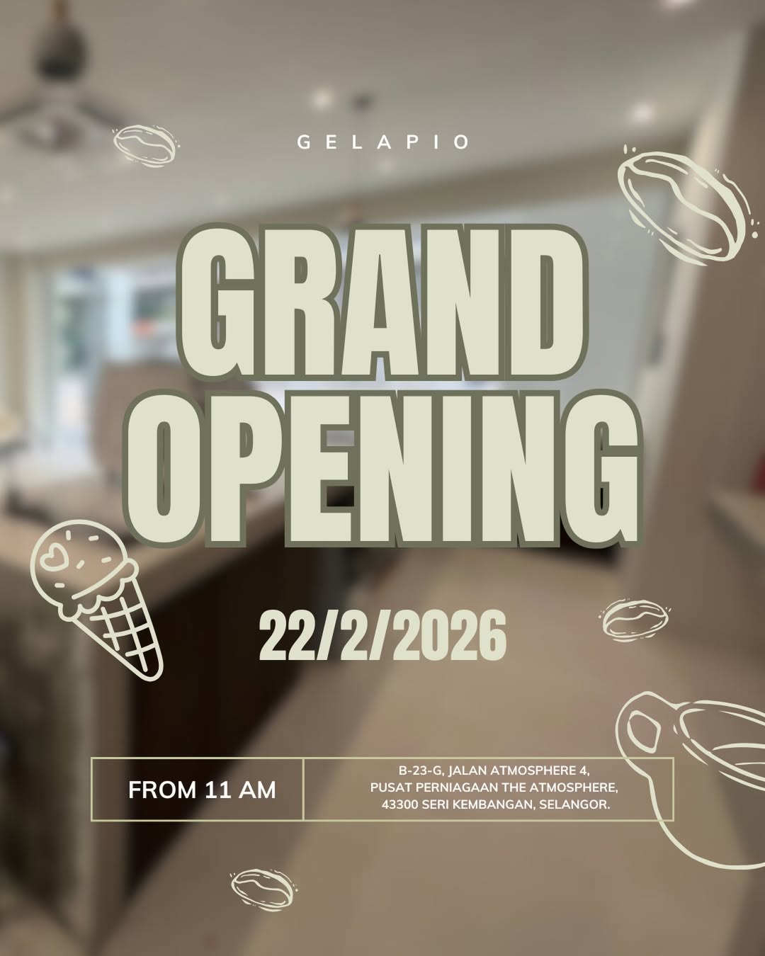 Grand Opening @ Gelapio 