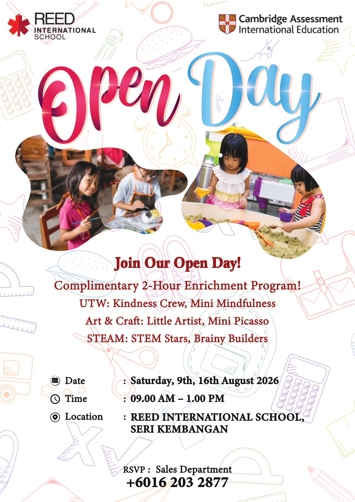 Reed International School Open Day