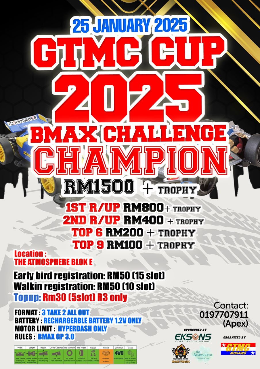 GTMC Cup 2025 (Tamiya Competition)