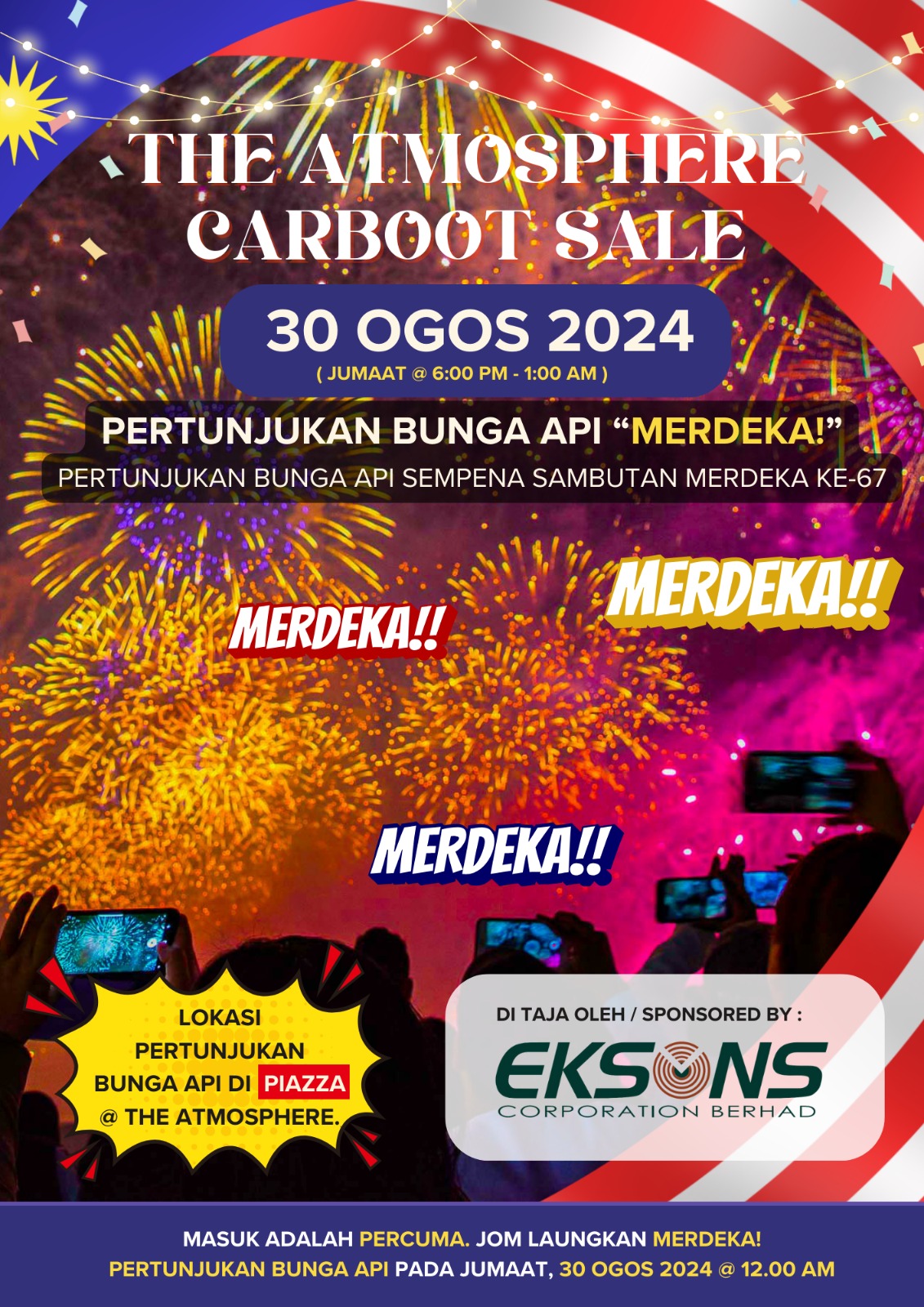 Edisi Istimewa "MERDEKA" by The Atmosphere Carboot Sale - Image 3