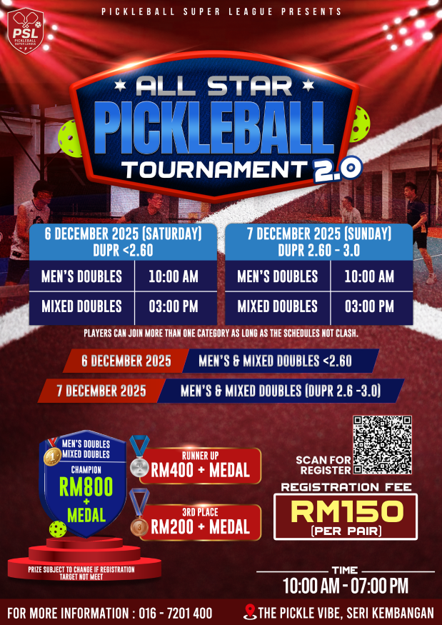 All Star Pickleball Tournament 2.0