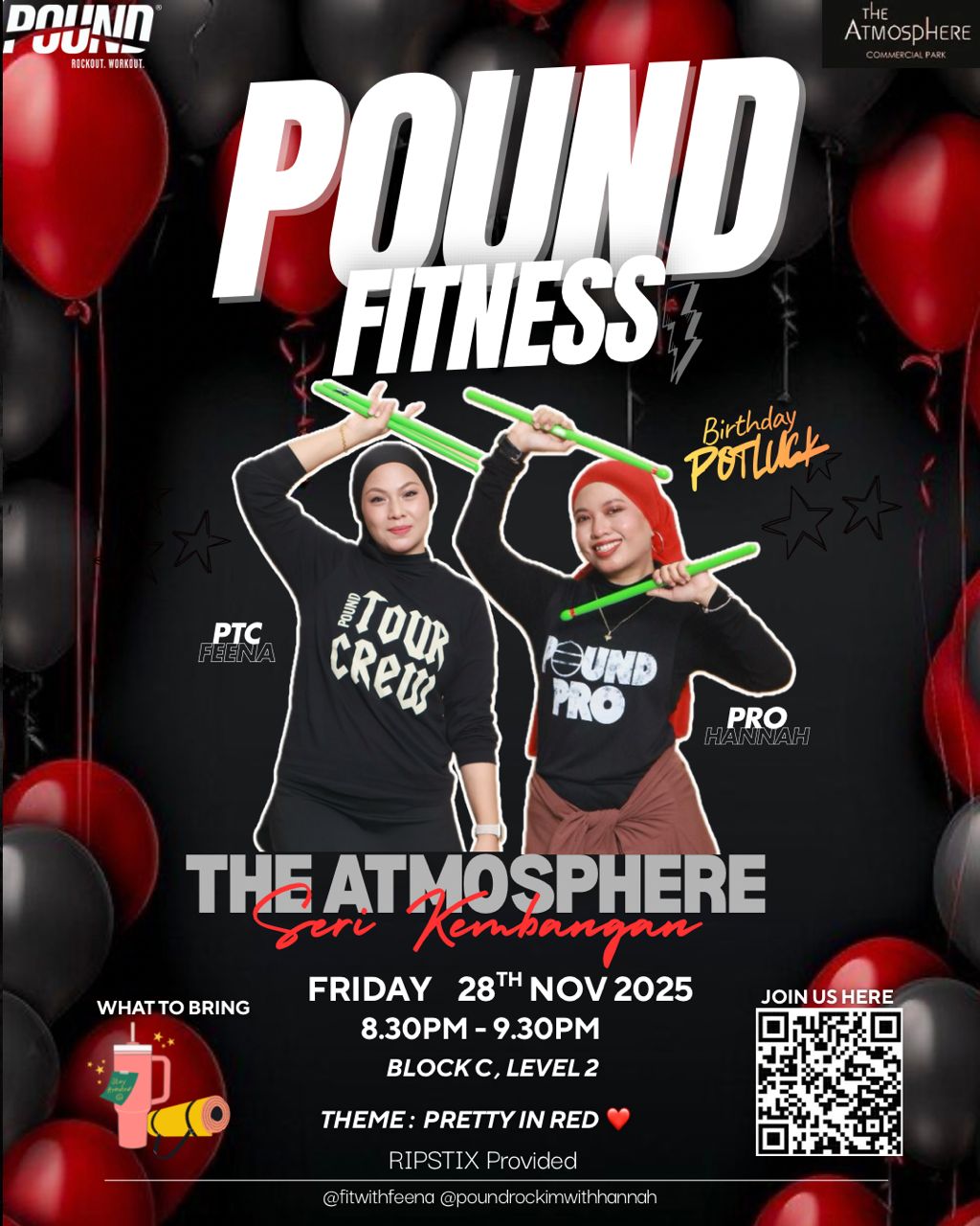 Pound Fitness @ The Atmosphere