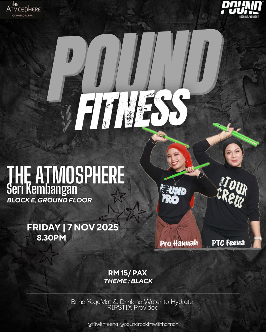 Pound Fitness @ The Atmosphere