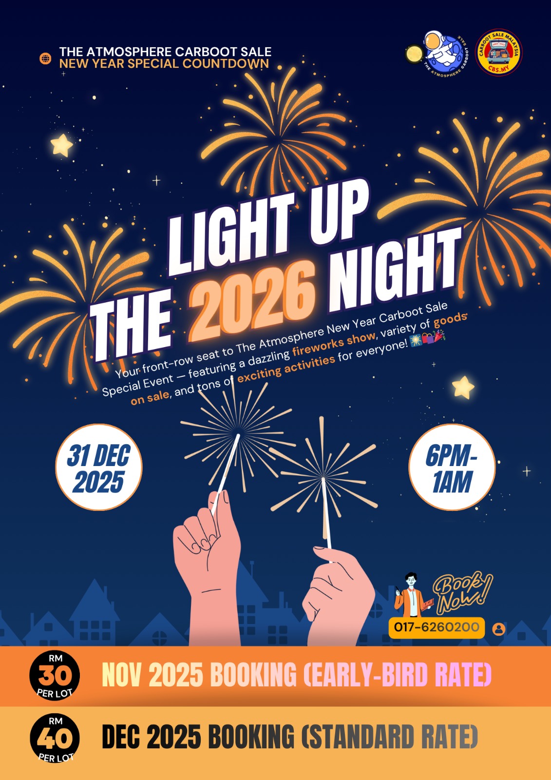 Light up the 2026 Night @ The Atmosphere