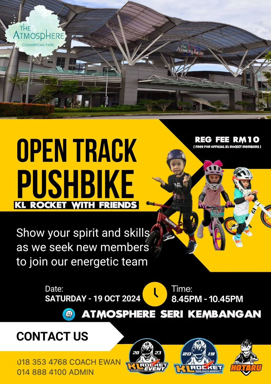 PushBike Open Track 2024 by KL Rocket Team