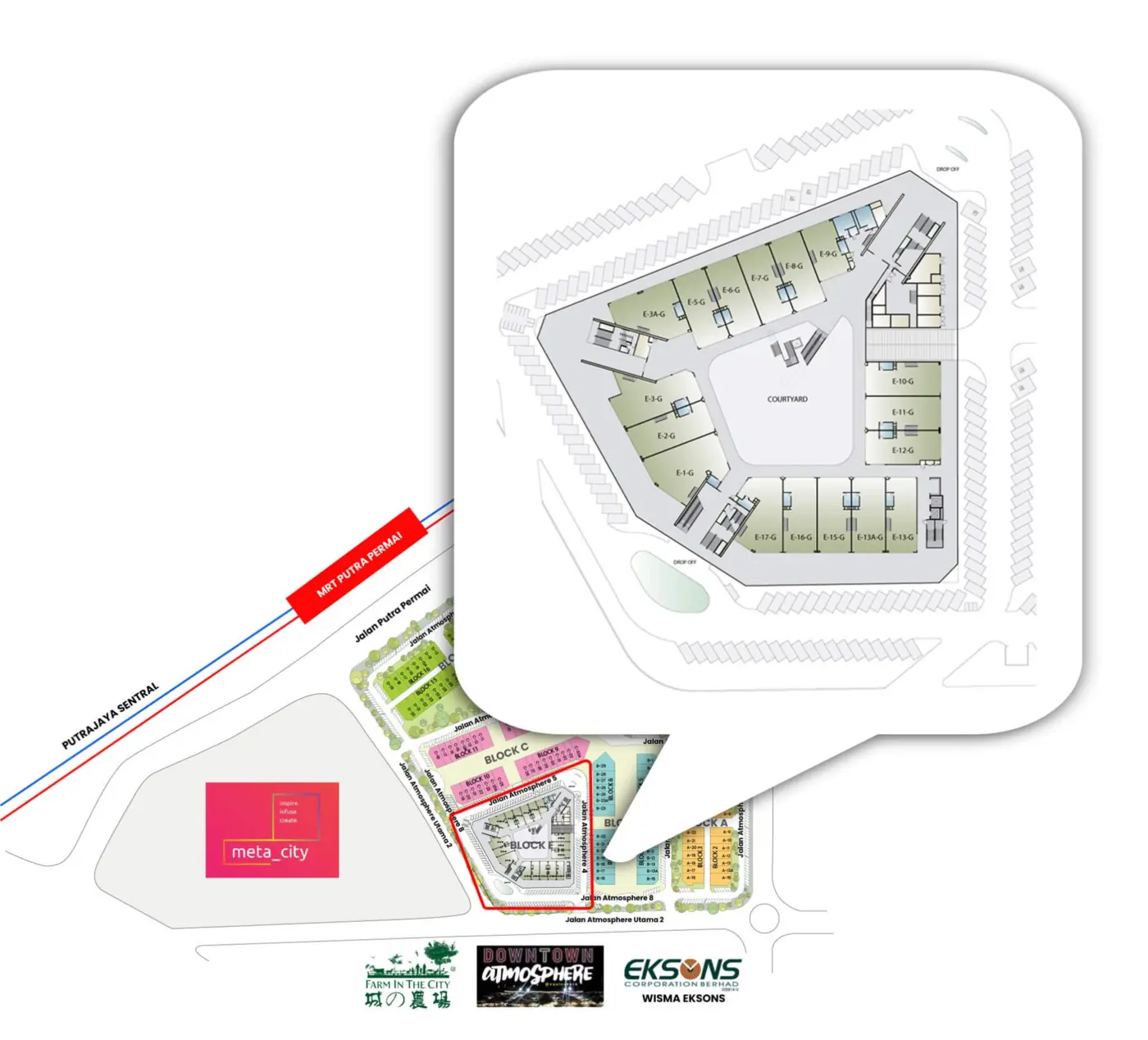 Block E Ground Floor Plan