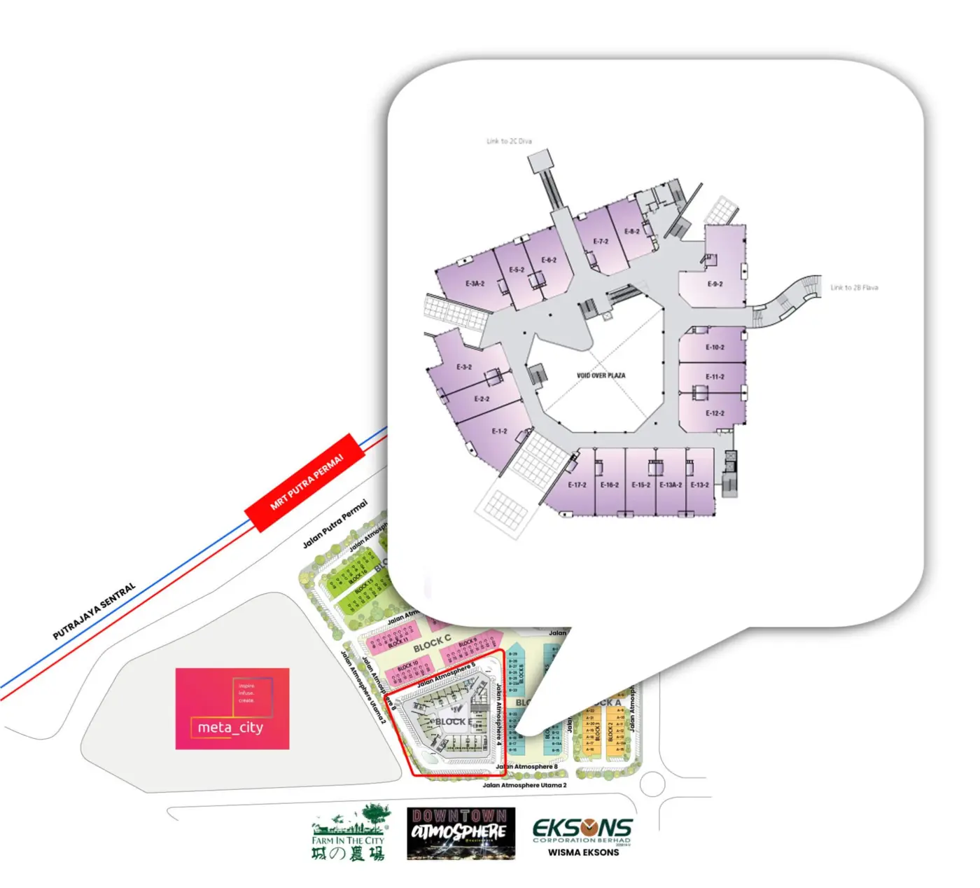 Block E Level 2 Floor Plan