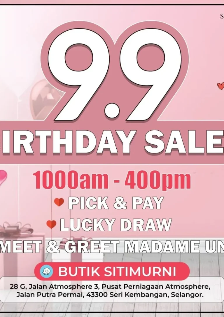 9.9 Birthday Sales