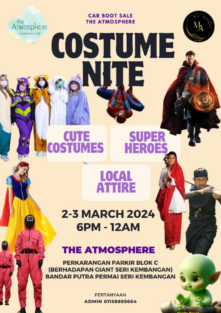 Costume Night 2-3 Mar 2024