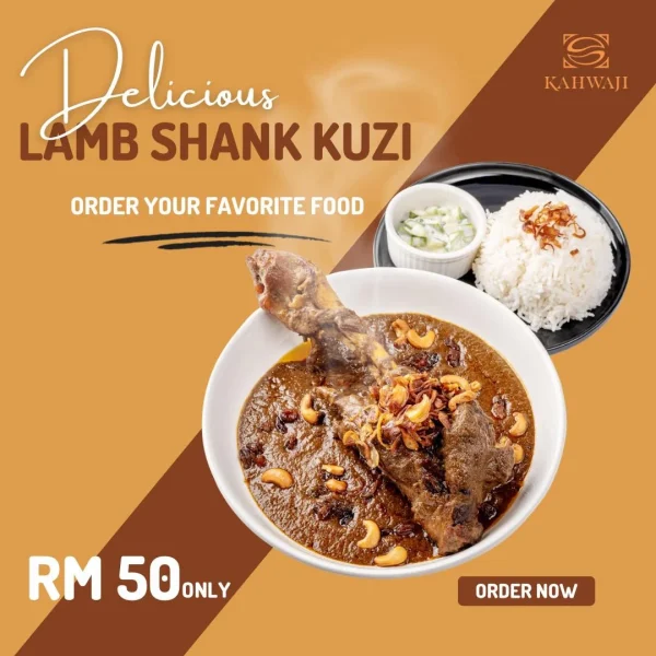 Kahwaji Lamb Shank Kuzi RM50 only