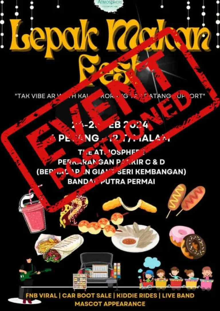 Lepak Makan Fest POSTPONED